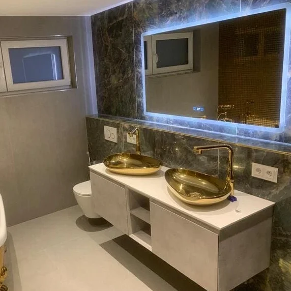 Ersetzte Armaturen Badezimmer