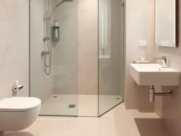 Barrierefreier Duschzugang